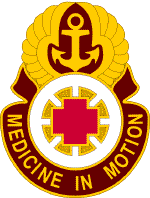 Coat of arms (crest) of the McDonald Army Health Center, US Army