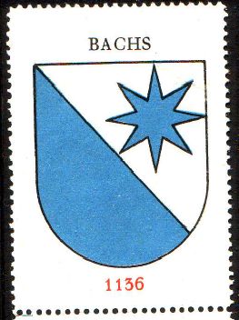Wappen von/Blason de Bachs