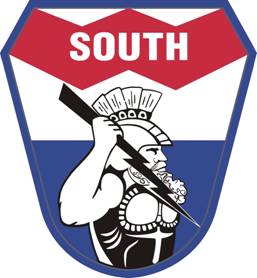 Coat of arms (crest) of Wichita High School South Junior Reserve Officer Training Corps, US Army