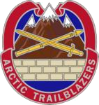 Coat of arms (crest) of 2nd Engineer Brigade, US Army