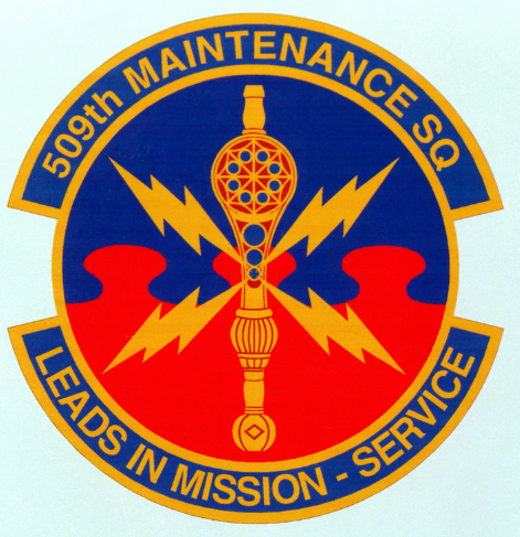 File:509th Maintenance Squadron, US Air Force.png