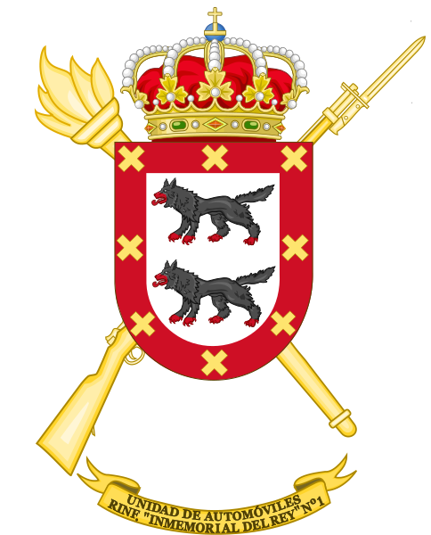 File:Automobile Unit of Infantry Regiment Inmemorial del Rey No 1, Spanish Army.png