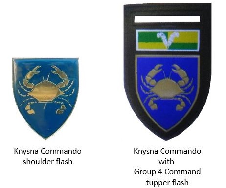 Coat of arms (crest) of the Knysna Commando, South African Army