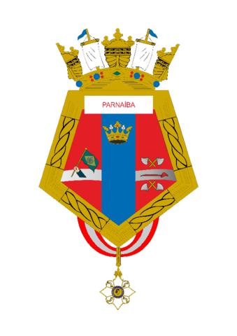 Coat of arms (crest) of the Monitor Parnaíba, Brazilian Navy