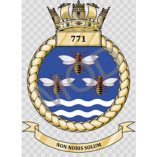 Coat of arms (crest) of the No 771 Squadron, FAA
