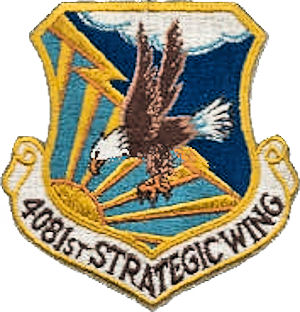 Coat of arms (crest) of the 4081st Strategic Wing, US Air Force