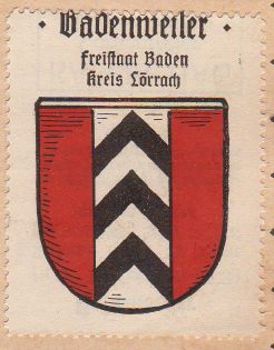 Wappen von Badenweiler/Coat of arms (crest) of Badenweiler