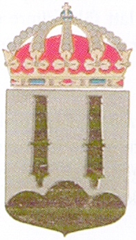 Coat of arms (crest) of the HMS Tjurkö, Swedish Navy