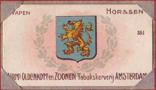 Wapen van Horssen/Coat of arms (crest) of Horssen