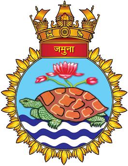 Blason de INS Jamuna, Indian Navy/Arms (crest) of INS Jamuna, Indian Navy
