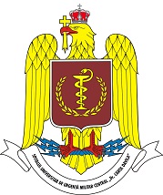 Coat of arms (crest) of the Dr. Carol Davila Central Military Emergency University Hospital, Bucharest, Romania