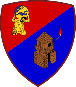 Coat of arms (crest) of the Signal Command, Italian Army