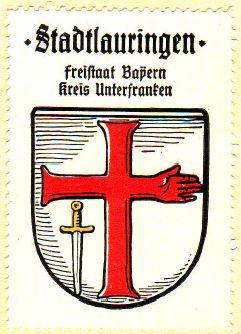 Wappen von Stadtlauringen/Coat of arms (crest) of Stadtlauringen