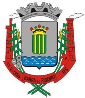 Brasão de Barra do Ribeiro/Arms (crest) of Barra do Ribeiro