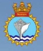 Coat of arms (crest) of the INS Kiltan, Indian Navy