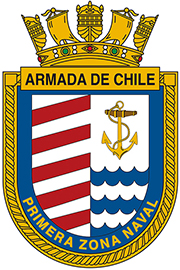 Coat of arms (crest) of the Commander in Chief of the I Naval Zone, Chilean Navy