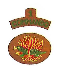 Coat of arms (crest) of the No 1 Commando, British Army