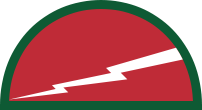 Arms of 78th Training Division Lightning, US Army