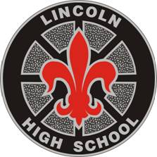 Coat of arms (crest) of Lincoln Senior High School Junior Reserve Officer Training Corps, US Army