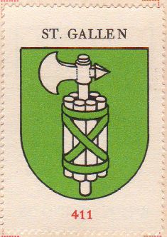 Wappen von/Blason de Sankt Gallen (canton)