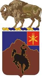 Coat of arms (crest) of the 213th Regiment, Wyoming Army National Guard