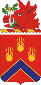 Arms of 214th Field Artillery Regiment, Georgia Army National Guard