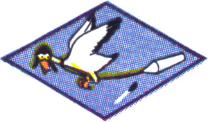 Coat of arms (crest) of the 6th Tow Target Squadron, USAAF
