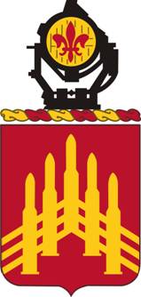 Coat of arms (crest) of the 71st Air Defense Artillery Regiment, US Army