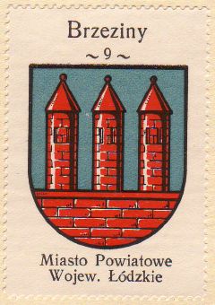 Coat of arms (crest) of Brzeziny