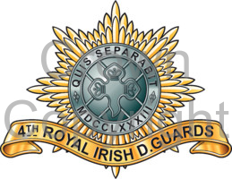 Coat of arms (crest) of the 4th Royal Irish Dragoon Guards, British Army