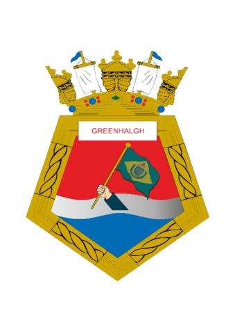 Coat of arms (crest) of the Frigate Greenhalgh, Brazilian Navy