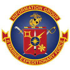 Coat of arms (crest) of Information Group II Marine Expeditionary Force, USMC