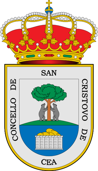 Escudo de San Cristovo de Cea/Arms (crest) of San Cristovo de Cea