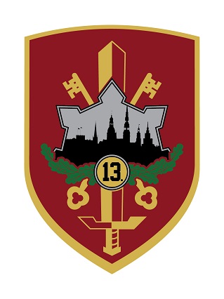 Coat of arms (crest) of the 13th Infantry Battalion, Latvian National Guard