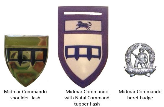 Coat of arms (crest) of the Midmar Commando, South African Army