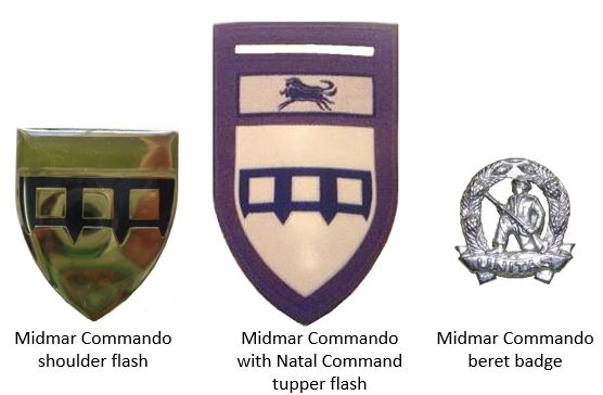 Coat of arms (crest) of Midmar Commando, South African Army
