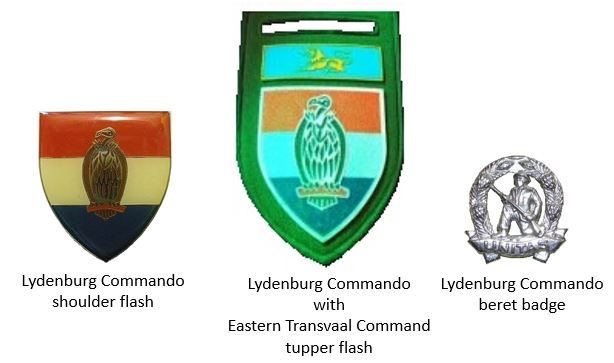 Coat of arms (crest) of the Lydenburg Commando, South African Army