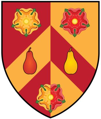Arms of Wolfson College (Oxford University)