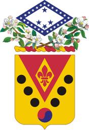 Coat of arms (crest) of the 142nd Field Artillery Regiment, Arkansas Army National Guard