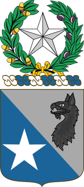 Arms of 649th Military Intelligence Battalion, Texas Army National Guard