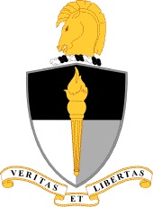 Coat of arms (crest) of the John F. Kennedy Special Warfare Center and School, US Army