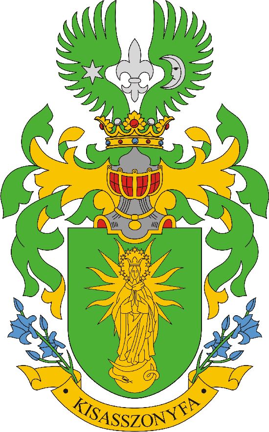 350 pxKisasszonyfa (címer, arms)