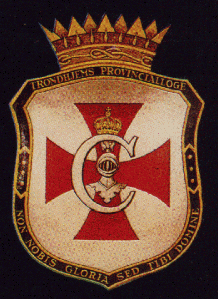 Arms of Trondhjem Provincial Lodge (Norwegian Order of Freemasons)