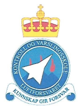 Coat of arms (crest) of the Air Force Control and Warning School, Norwegian Air Force