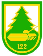 Coat of arms (crest) of the Armoured Grenadier Battalion 122, German Army