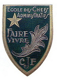 Coat of arms (crest) of School of Administrative Commanders, CJF