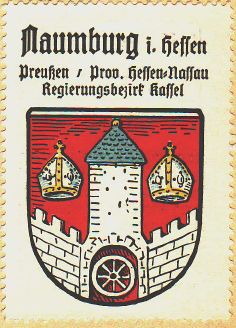 Wappen von Naumburg (Hessen)/Coat of arms (crest) of Naumburg (Hessen)