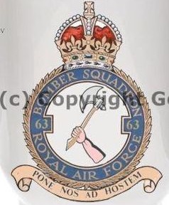 Coat of arms (crest) of the No 63 Squadron, Royal Air Force