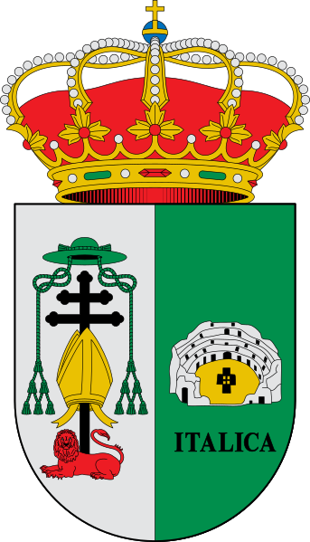 Escudo de Santiponce/Arms (crest) of Santiponce