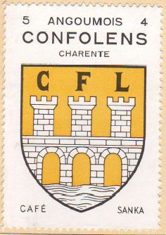 Blason de Confolens/Coat of arms (crest) of {{PAGENAME